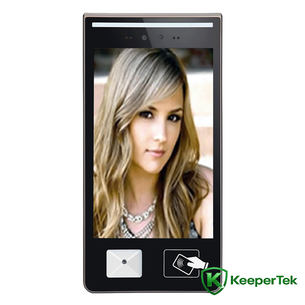 10.1-inch e lemohang sefahleho ka karete ea QR ea karete le ho bapatsa mochini o mong le o mong oa KT-FR016